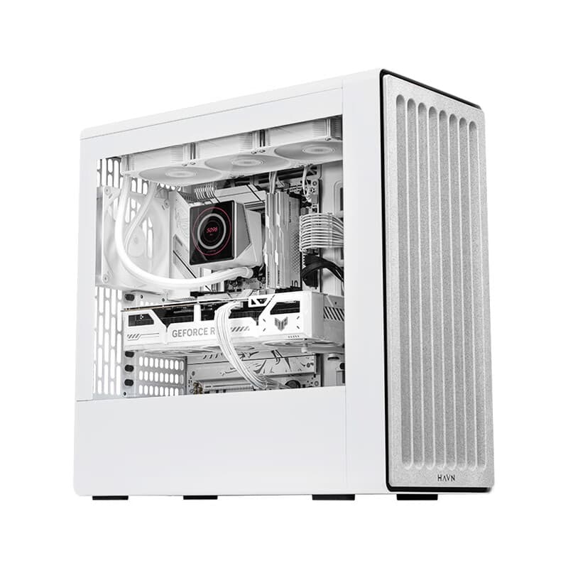 HAVN 推出 HAVN BF360 Flow 风道散热机箱：标配双 180mm 风扇，黑白双色均 1499 元